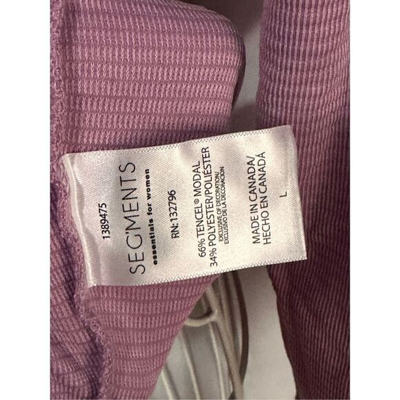 NICE WOMEN Seg'Ments Women's 3/4 Sleeve V-Neck Shirt size large Good Condition - Picture 4 of 7